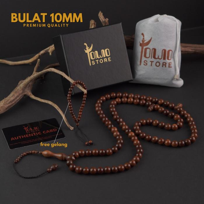 BARU! PREMIUM QUALITY Tasbih Kokka 10MM Jumbo Tasbeh Kaokah Asli Kaukah 10MM plus