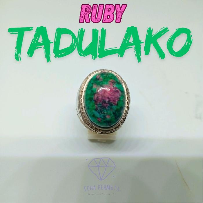 Cincin Ruby Tadulako / Batu Ruby Tadulako / Cincin Asli Pria Wanita