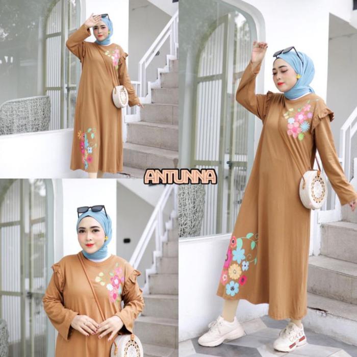 Gamis Lebaran Wanita Beby Maxy by Antunna