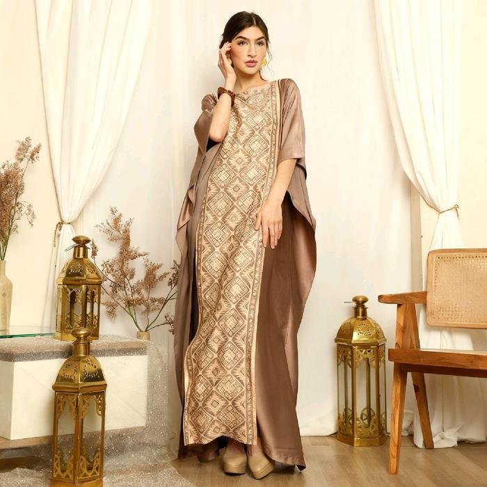 Kaftan Coklat | Kaftan Beige | Kaftan Premium | Kaftan Modern | Kaftan Jumbo | Long Kaftan | Kaftan 