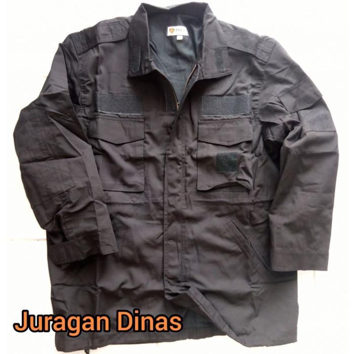 Ready- Jaket Hitam Tactical Brimob Jatah POLRI Original
