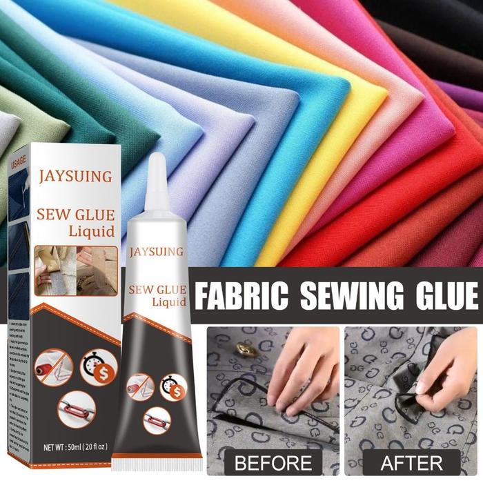Lem Kain Kuat Tahan Air Lem Kain Tanpa Jahit Lem Kain Untuk Baju Robek Perekat Kain Lem Fabric Glue