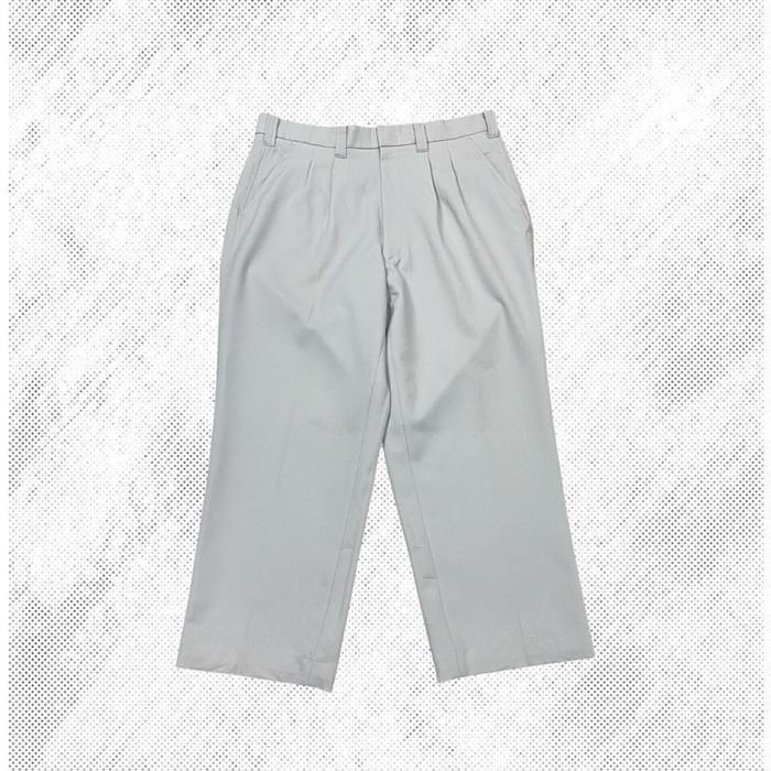 Kansai Yamamoto Double Pleated Wide Trousers / Celana Bahan Pria / Size 33
