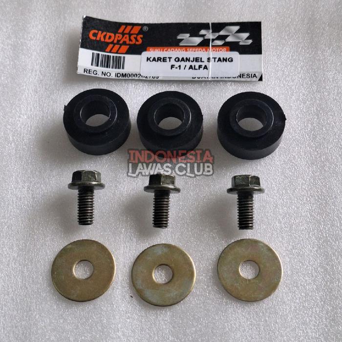 Baut stang set ring f1zr + karet ganjel stang ckdpass