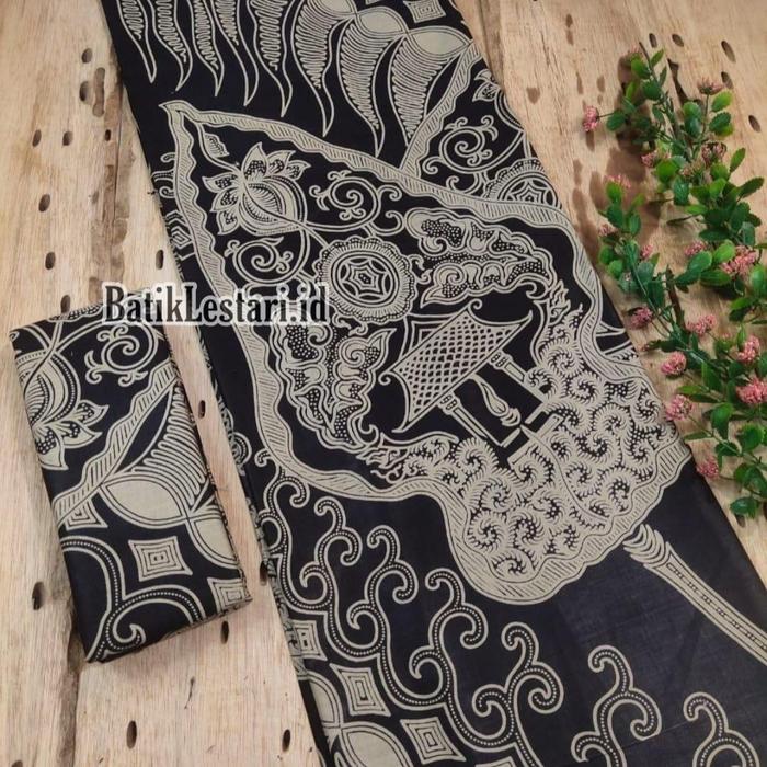 Kain Batik Meteran Motif Wayang 2meter Bahan Baju Batik Bahan Kebaya Seragam