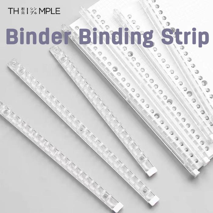 Binder Binding Strip/Plastic Binder /Ring Plastik /Ring Binder Kertas-THIMPLE