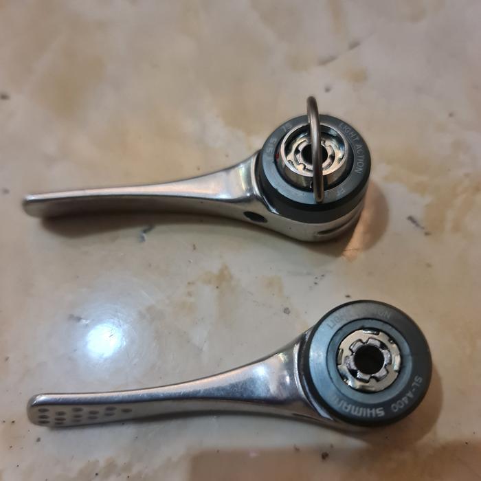 Retro Shift shifter tumb downtube index sepasang 2x7 7speed light action shimano sl a400 Outdoor TAD