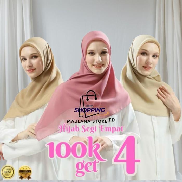 Leji's Official | Fashion Muslim / Hijab / Hijab Persegi / Kerudung Persegi Polos