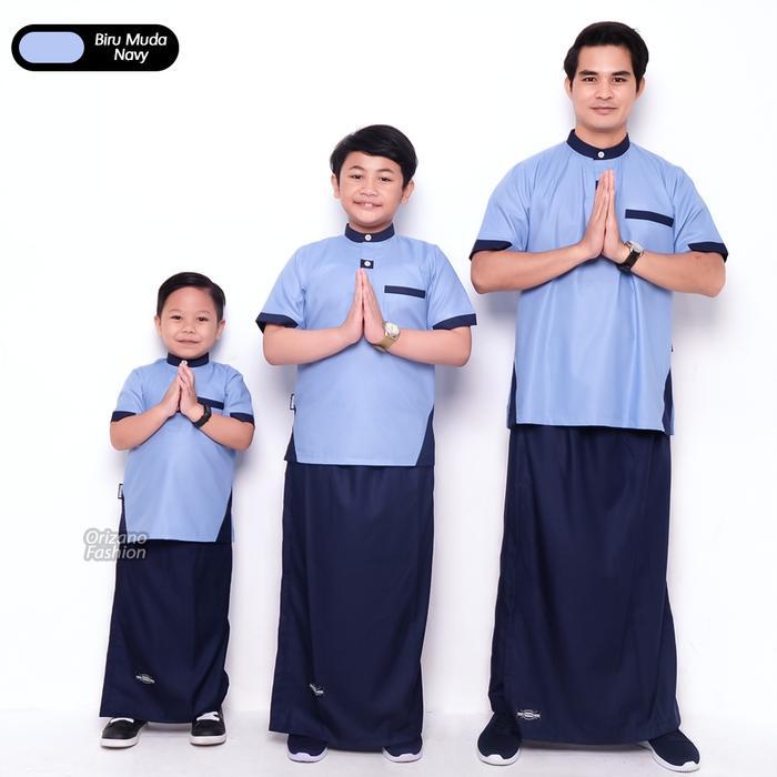 Terbaru Orizano Set Baju Koko Dewasa Laki Laki Setelan Sarung Celana Sarkoci Toyobo Fodu  Kain  Katu