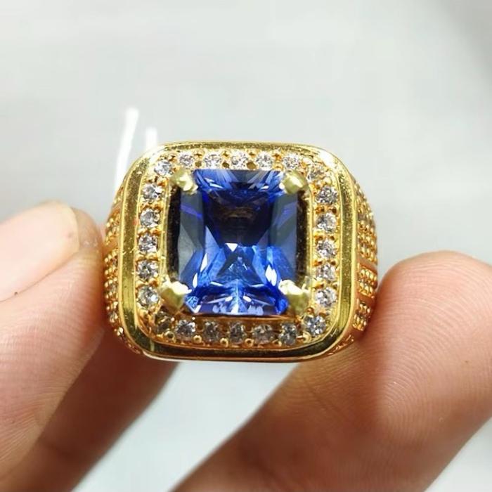 Batu royal king blue safir asli bangkok kekerasan 9 mohs top Quality