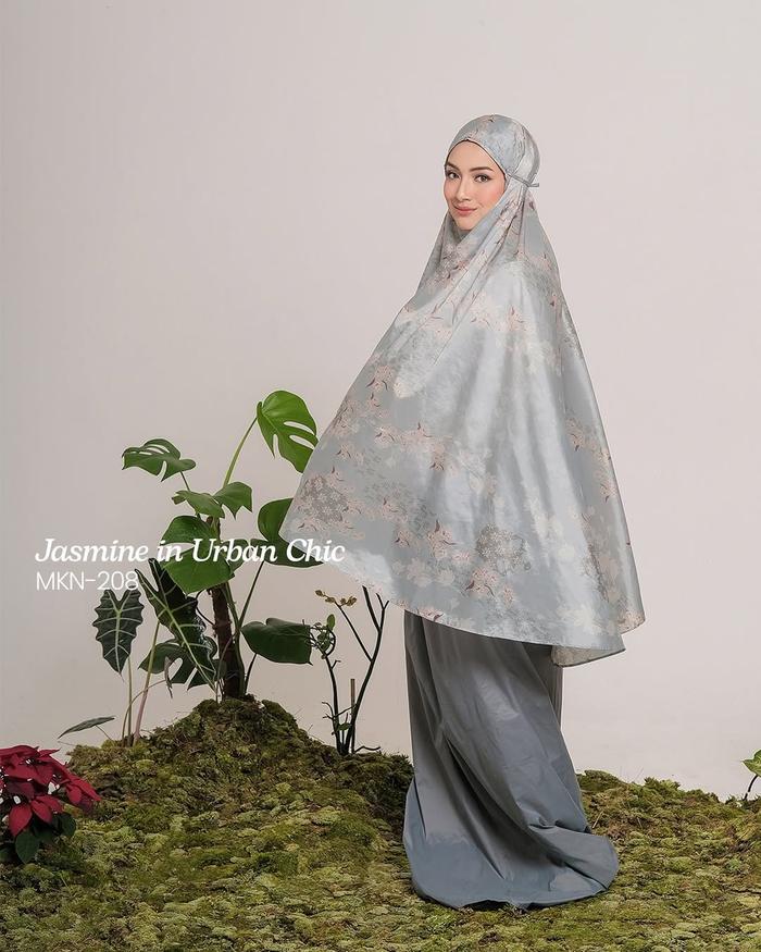 Mukena Traveling Mini Dewasa Parasut Premium Korea 2 in 1 - Bloemen Collection by Alif Modern Wear -