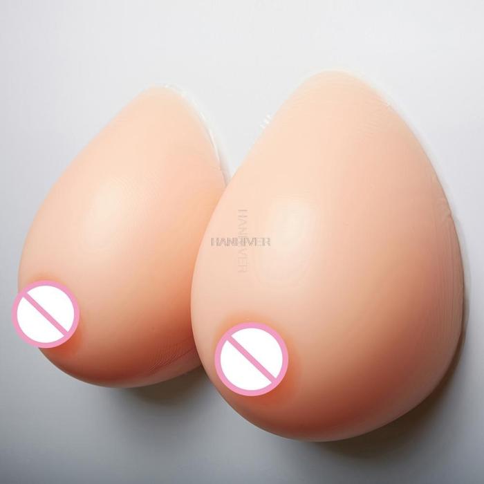 Realistic Shemale Silicone Breast Forms False Boobs Artificial