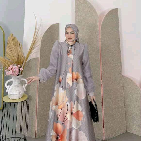 Zahira Set Hijab Gamis Dress