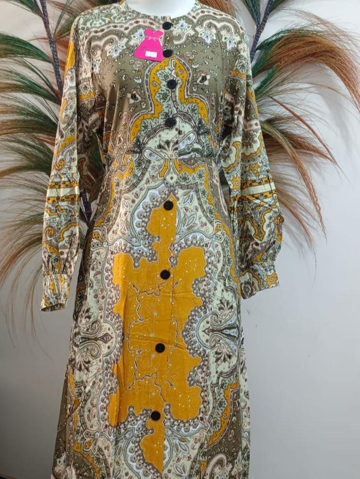 RIBYKA DASTER GAMIS BATIK KEKINIAN