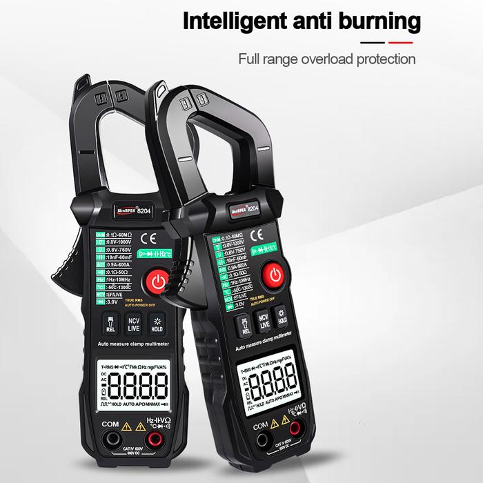 AC DC Clamp Multimeter Clamp Meter Intelligent Automatic
