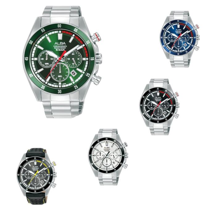 Jam Tangan Alba Men Chronograph AT3J25 AT3J25X1 AT3J27 AT3J27X1 AT3J29 AT3J29X1 AT3J31 AT3J31X1 AT3J