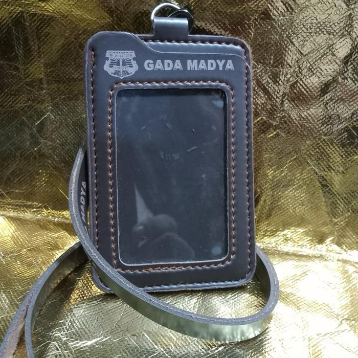 GADA MADYA Kalung Gantungan ID Card Tanda Pengenal Dompet ID Card Lanyard dengan Desain Eksklusif