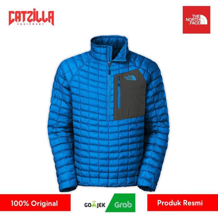 Jaket The North Face Thermoball Pullover Men Jacket - Monster Blue