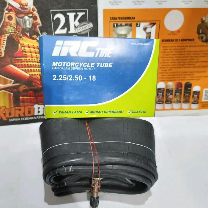 [1 PCS] BAN DALAM IRC 225/250-18 RING 18 ORIGINAL TRAIL CROSS 100% ASLI IRC