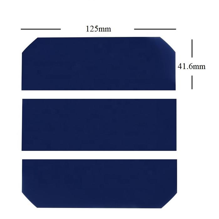100pcs Sunpower Monocrystalline Flexible solar cells 125mm*41.6mm