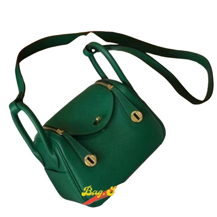 Tas Selempang Wanita + Box + Dompet Bahu 20KREMES Lindy Mini 20 Cm  Premium handbags
