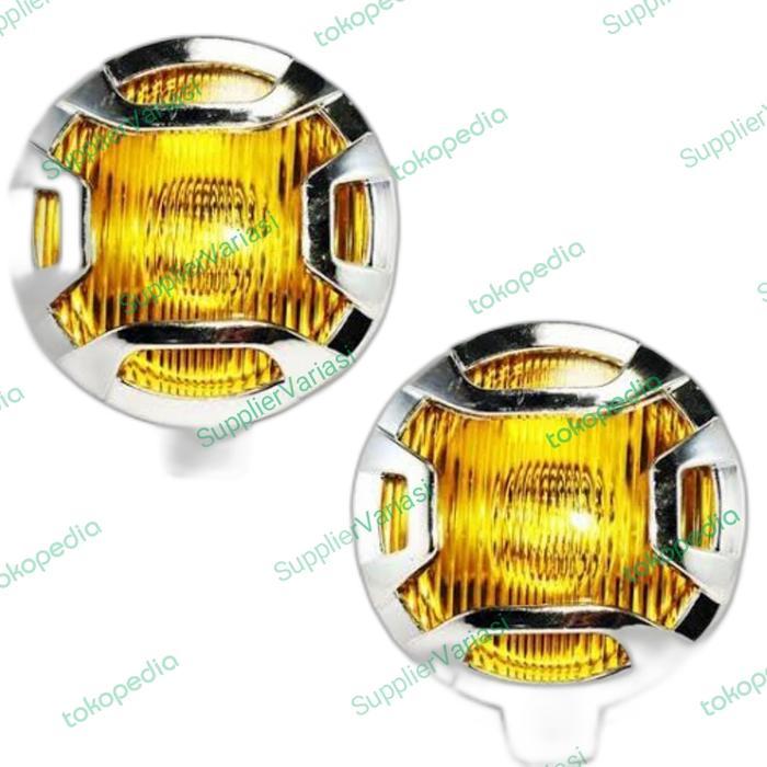 FOGLAMP LAMPU KABUT UNIVERSAL 5inch + JARING/RAM 12volt