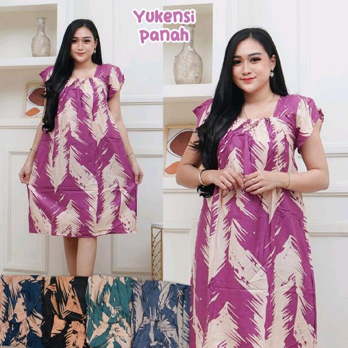 daster yukensi kekinian motif terbaru daster huza dastermurah dasterkekinian Lembut Nyaman Dress Bus