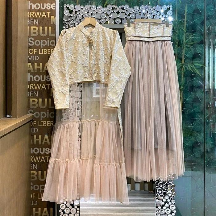 Set Korset 2in1 Tutu / Set Wanita / Set Kondangan / Set Tutu ootd