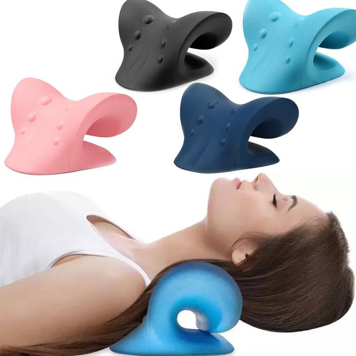 Terlaris, 1 Buah Bantal Perangkat Traksi Chiropractic Serviks Peremas