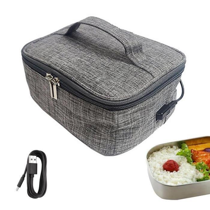Portable Food Warmer Bags USB Lunch Heating Heater Food
