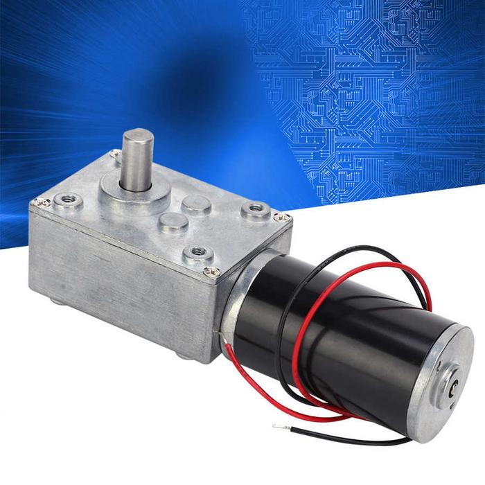DC 12/24V 31MM Gear Motor Worm Gear Speed Reducer Permanent Magnet