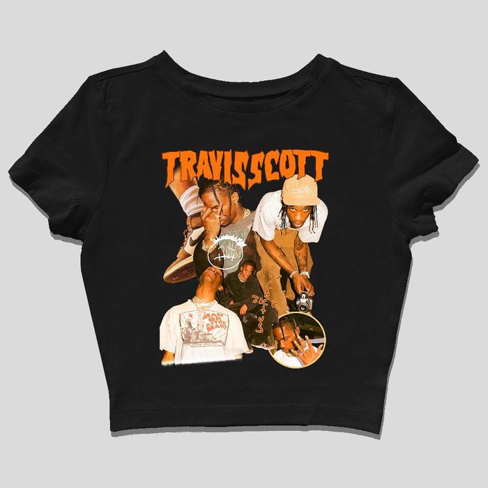 Baby tee Travisscott Rap tee Style Y2k Crop tee