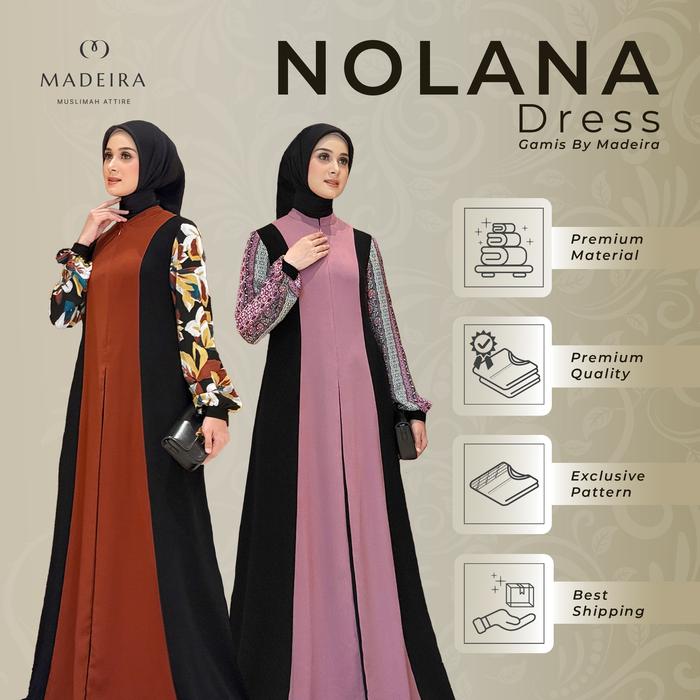 Gamis Wanita Kekinian - Madeira.id - Nolana Dress