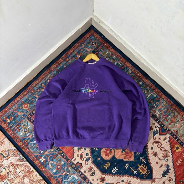 Crewneck Vtg Disney Purple Second