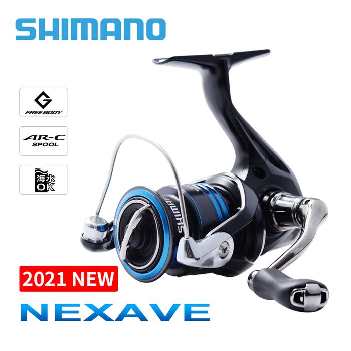2021 New SHIMANO NEXAVE Spinning Fishing Reels 1000-5000 3+1BB Max