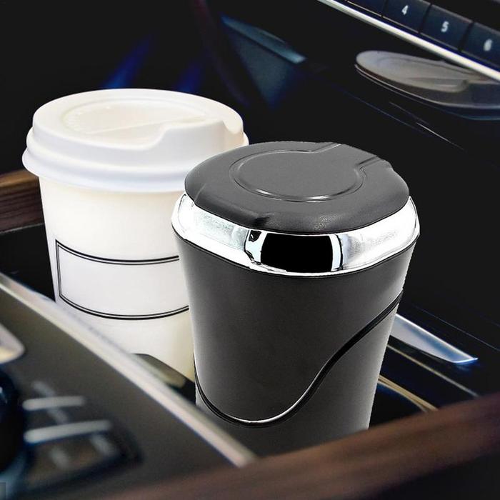 Car Ashtray Auto Car Ashtray Holder Detachable Battery Ashtray LED