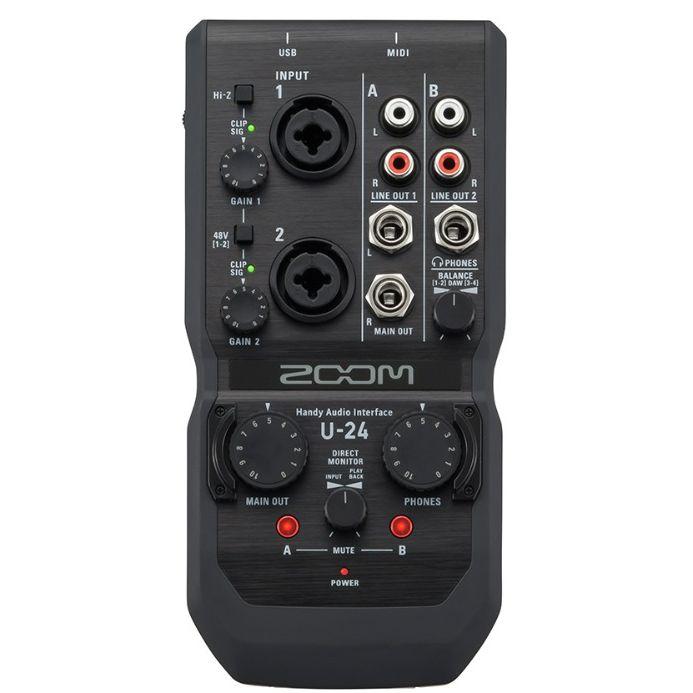 ZOOM U24 U-24 handheld USB audio interface portable desktop sound