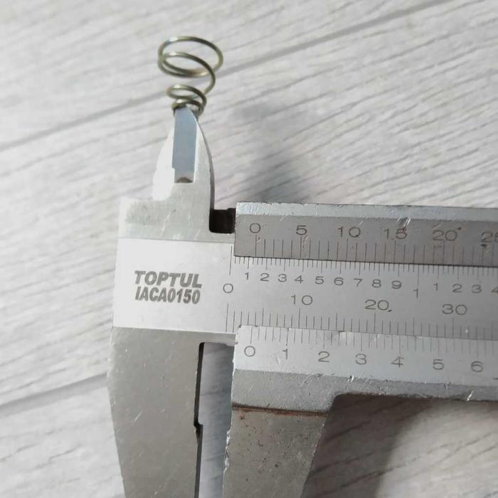 NOS/PER SPRING KERUCUT UKURAN  PANJANG 10MM KAWAT 1MM