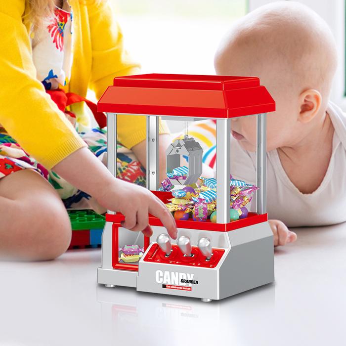 Mini Doll Claw Machine Coin Operated Play Game Mini Claw Catch Toy