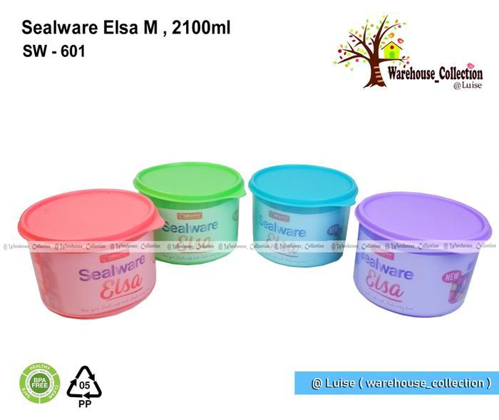 Toples Sealware Elsa 2100ML / 2700ML /4000ml //Toples Bulat Besar Kedap Udara / Toples Plastik Bulat