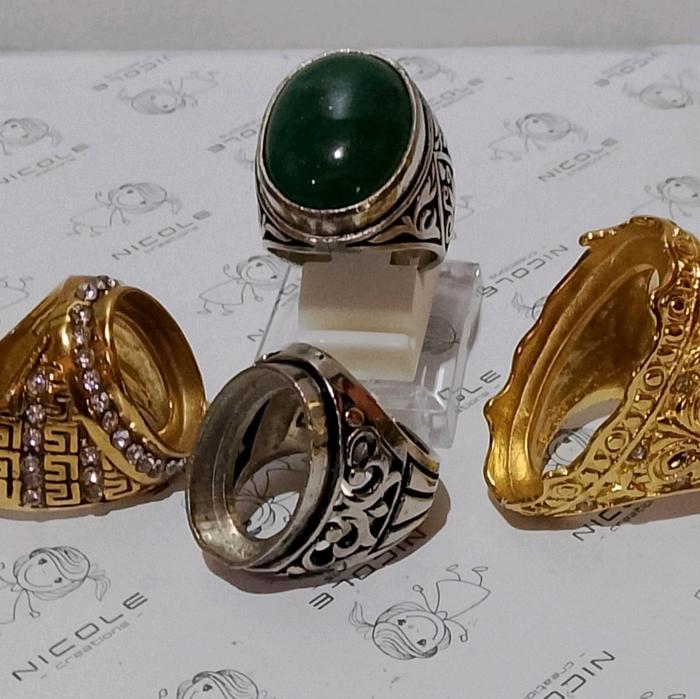 Ring Cincin Titanium Super 3Pcs/Ring Titanium Cincin Pria 3Pcs Ring Titanium Super Pria