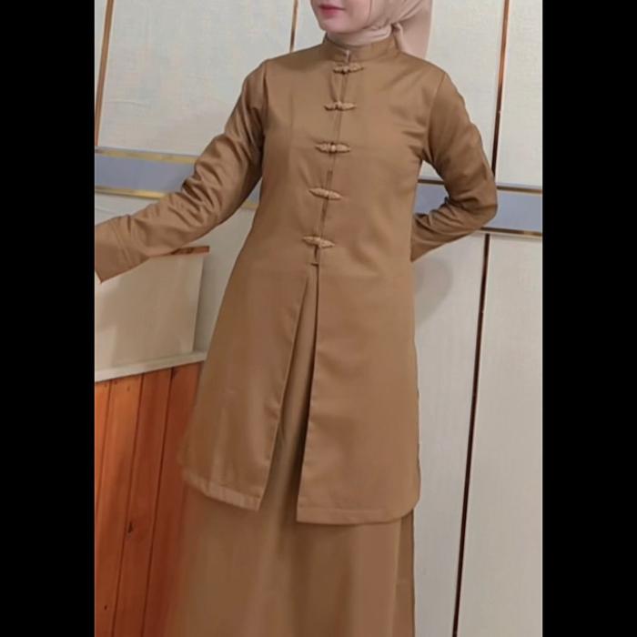 Set rok pemda bahan katun pemda