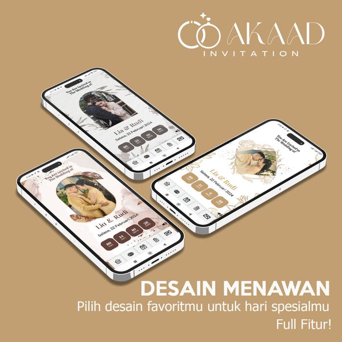 Safitiri Undangan Digital Website Pernikahan | Undangan Web Online Elegan &