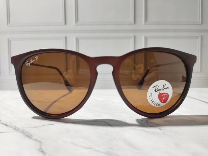 Kacamata RayBan Erika RB4171 Brown Lensa Polarized Full set Original