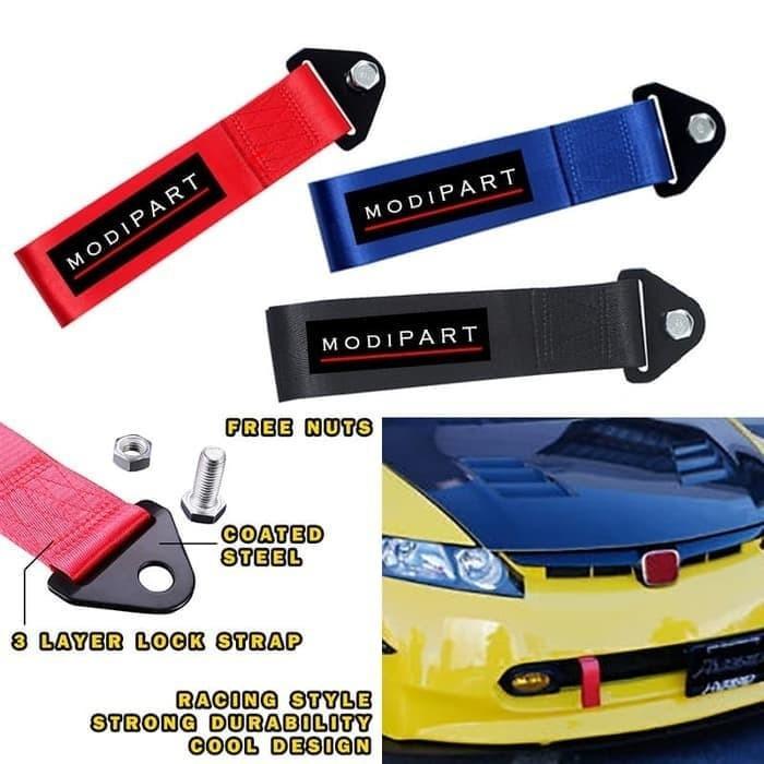 Towing STRAP Kain Derek Mobil Racing Style Variasi Mobil Universal