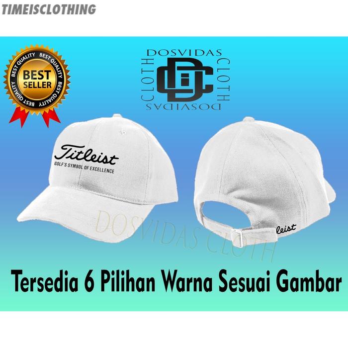 Topi Baseball TITLEIST keren TITLEIST GOLF BERKUALITAS !!! Pria Wanita TITLEIST GOLF TIC