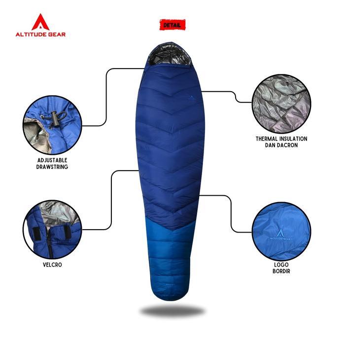 Eiger - Sleeping Bag Anak Altitude Gear Ascent sleeping bag dacron thermal Camping