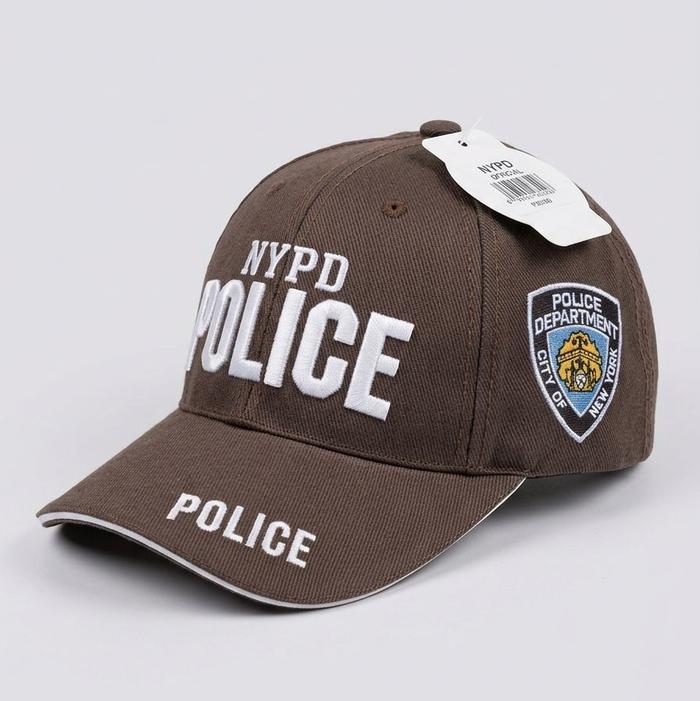 Topi Pria Dewasa oiginal NYPD POLICE Premium - Cokelat