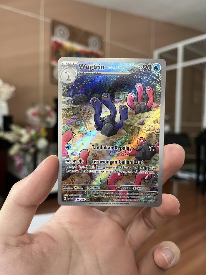 Wugtrio AR sv4a 338/190 Pokemon TCG Indonesia