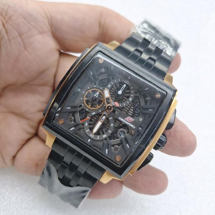Chronoforce 5347G jam tangan pria chronograph stainless steel watches